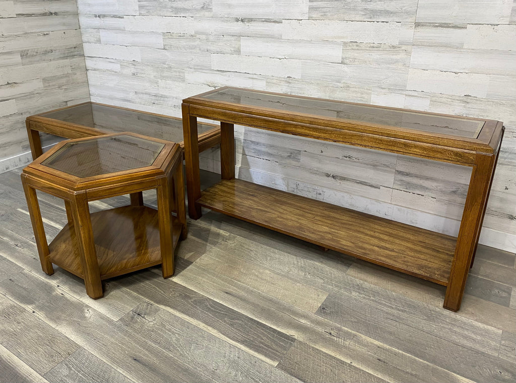 Mid Century 3pc Livingroom Table Set