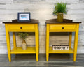 Yellow Ethan Allen Nightstands